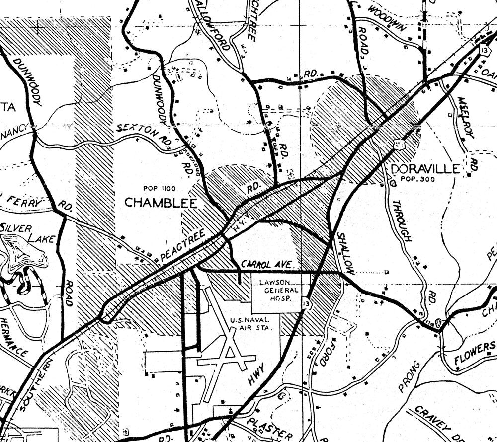 Carrol Avenue map